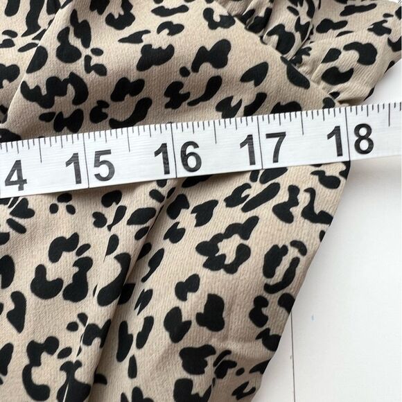 Animal Print Tiered Ruffled Maxi Dress Large Unleash Your Inner Glam-Zebra! - Picture 6 of 14